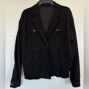 Black Corduroy Women's Jacket